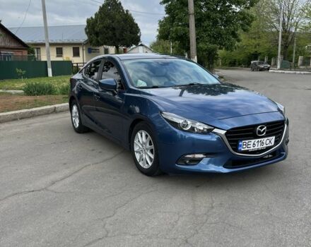 Синий Мазда 3, объемом двигателя 2 л и пробегом 124 тыс. км за 13500 $, фото 1 на Automoto.ua