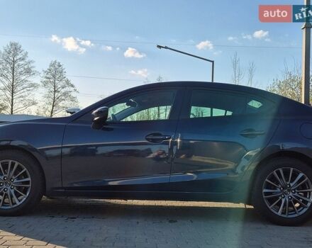 Синий Мазда 3, объемом двигателя 2 л и пробегом 141 тыс. км за 12450 $, фото 1 на Automoto.ua