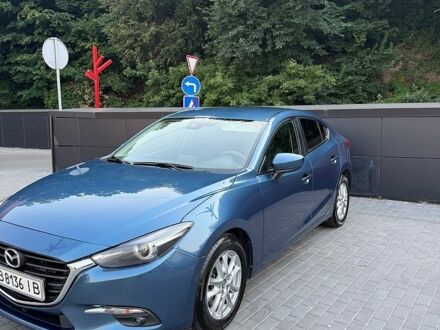 Синий Мазда 3, объемом двигателя 2 л и пробегом 73 тыс. км за 12900 $, фото 1 на Automoto.ua