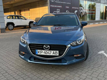 Синий Мазда 3, объемом двигателя 2 л и пробегом 65 тыс. км за 12500 $, фото 1 на Automoto.ua