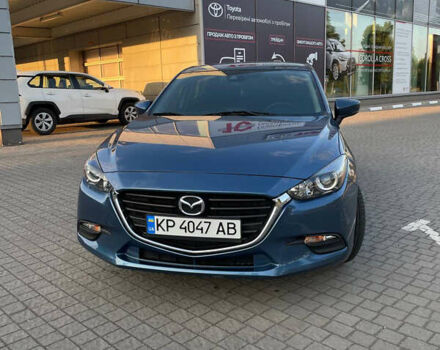 Синий Мазда 3, объемом двигателя 2 л и пробегом 65 тыс. км за 12500 $, фото 1 на Automoto.ua