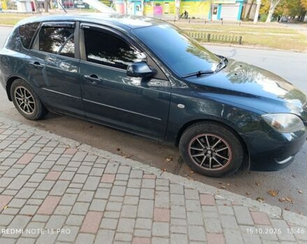 Зеленый Мазда 3, объемом двигателя 1.6 л и пробегом 250 тыс. км за 4100 $, фото 1 на Automoto.ua