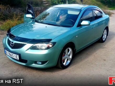 Зелений Мазда 3, об'ємом двигуна 1.6 л та пробігом 210 тис. км за 4999 $, фото 1 на Automoto.ua