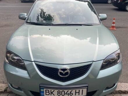 Зеленый Мазда 3, объемом двигателя 1.6 л и пробегом 195 тыс. км за 4999 $, фото 1 на Automoto.ua