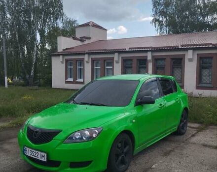 Зеленый Мазда 3, объемом двигателя 1.4 л и пробегом 260 тыс. км за 3200 $, фото 1 на Automoto.ua