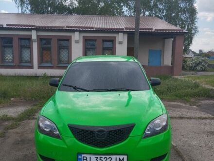 Зеленый Мазда 3, объемом двигателя 1.3 л и пробегом 280 тыс. км за 2400 $, фото 1 на Automoto.ua