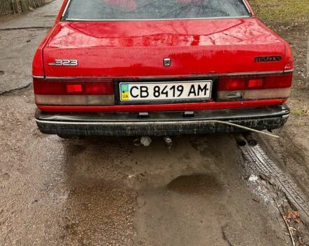 Мазда 323 1988 у Прилуках на Automoto.ua Червоний Мазда 323, об'ємом двигуна 2 л та пробігом 80 тис. км за 991 $, фото 4 на Automoto.ua