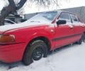 Красный Мазда 323, объемом двигателя 1.6 л и пробегом 350 тыс. км за 350 $, фото 1 на Automoto.ua