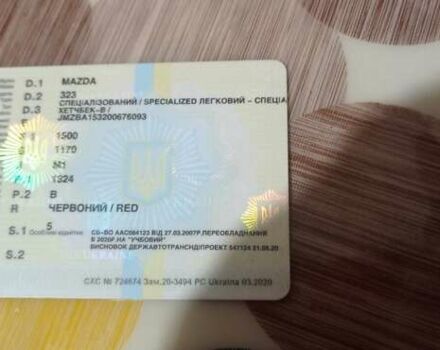 Червоний Мазда 323, об'ємом двигуна 1.3 л та пробігом 250 тис. км за 2500 $, фото 1 на Automoto.ua