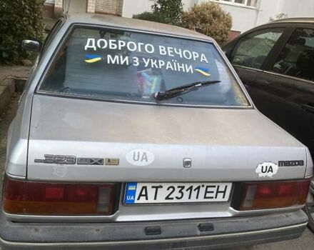 Серый Мазда 323, объемом двигателя 1.3 л и пробегом 300 тыс. км за 1000 $, фото 3 на Automoto.ua