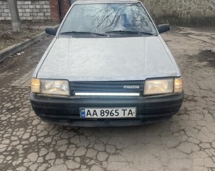Серый Мазда 323, объемом двигателя 1.5 л и пробегом 170 тыс. км за 845 $, фото 1 на Automoto.ua