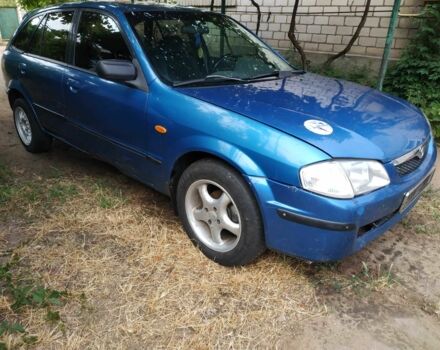 Синий Мазда 323, объемом двигателя 1.5 л и пробегом 3 тыс. км за 618 $, фото 2 на Automoto.ua