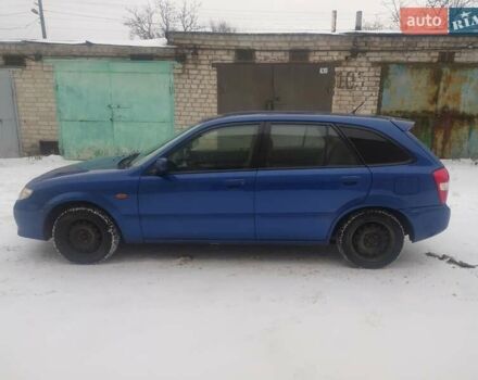 Синий Мазда 323, объемом двигателя 1.6 л и пробегом 170 тыс. км за 3950 $, фото 3 на Automoto.ua