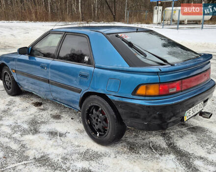 Синий Мазда 323, объемом двигателя 1.6 л и пробегом 195 тыс. км за 999 $, фото 2 на Automoto.ua