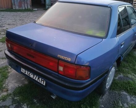 Синий Мазда 323, объемом двигателя 1.6 л и пробегом 340 тыс. км за 1700 $, фото 1 на Automoto.ua
