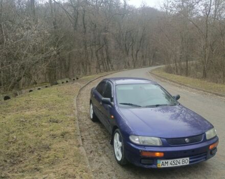 Синий Мазда 323, объемом двигателя 1.5 л и пробегом 670 тыс. км за 1500 $, фото 1 на Automoto.ua