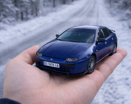 Синий Мазда 323, объемом двигателя 1.49 л и пробегом 286 тыс. км за 3000 $, фото 1 на Automoto.ua