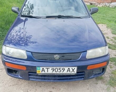 Синий Мазда 323, объемом двигателя 1.3 л и пробегом 3 тыс. км за 900 $, фото 1 на Automoto.ua