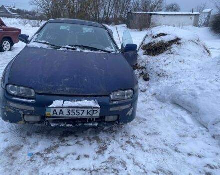 Синий Мазда 323, объемом двигателя 1.5 л и пробегом 222 тыс. км за 750 $, фото 1 на Automoto.ua