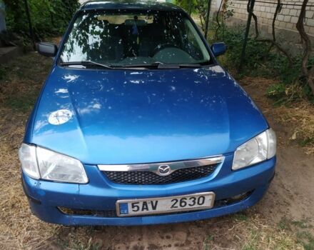 Синий Мазда 323, объемом двигателя 1.5 л и пробегом 3 тыс. км за 618 $, фото 1 на Automoto.ua