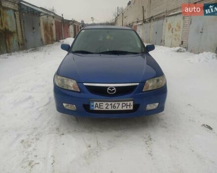 Синий Мазда 323, объемом двигателя 1.6 л и пробегом 170 тыс. км за 3950 $, фото 1 на Automoto.ua