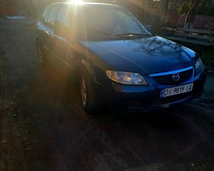 Синий Мазда 323, объемом двигателя 1.3 л и пробегом 250 тыс. км за 1600 $, фото 1 на Automoto.ua