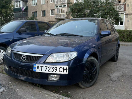Синий Мазда 323, объемом двигателя 1.6 л и пробегом 250 тыс. км за 1600 $, фото 1 на Automoto.ua