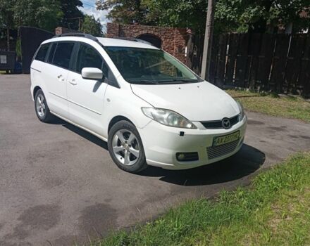 Белый Мазда 5, объемом двигателя 2 л и пробегом 235 тыс. км за 5200 $, фото 1 на Automoto.ua