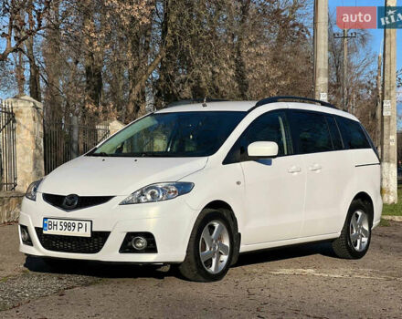 Белый Мазда 5, объемом двигателя 2 л и пробегом 177 тыс. км за 5999 $, фото 1 на Automoto.ua