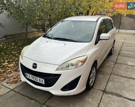 Белый Мазда 5, объемом двигателя 2.5 л и пробегом 170 тыс. км за 6500 $, фото 1 на Automoto.ua