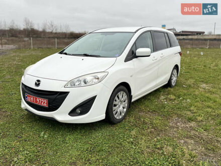 Белый Мазда 5, объемом двигателя 1.8 л и пробегом 220 тыс. км за 6800 $, фото 1 на Automoto.ua