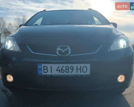 Черный Мазда 5, объемом двигателя 2 л и пробегом 218 тыс. км за 5200 $, фото 5 на Automoto.ua