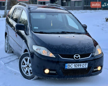 Черный Мазда 5, объемом двигателя 1.8 л и пробегом 255 тыс. км за 2850 $, фото 1 на Automoto.ua