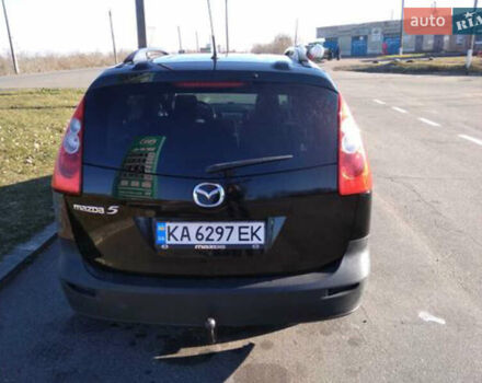Черный Мазда 5, объемом двигателя 2 л и пробегом 318 тыс. км за 6300 $, фото 3 на Automoto.ua
