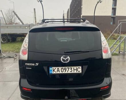 Черный Мазда 5, объемом двигателя 2 л и пробегом 450 тыс. км за 5500 $, фото 2 на Automoto.ua
