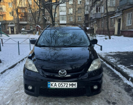 Черный Мазда 5, объемом двигателя 2 л и пробегом 220 тыс. км за 5400 $, фото 2 на Automoto.ua