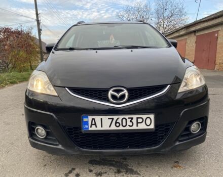 Черный Мазда 5, объемом двигателя 2 л и пробегом 230 тыс. км за 5500 $, фото 1 на Automoto.ua