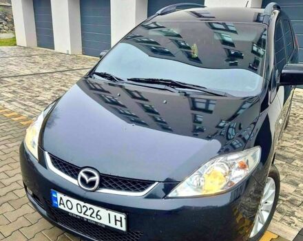 Черный Мазда 5, объемом двигателя 2 л и пробегом 221 тыс. км за 5300 $, фото 4 на Automoto.ua