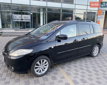 Черный Мазда 5, объемом двигателя 1.8 л и пробегом 248 тыс. км за 5500 $, фото 2 на Automoto.ua