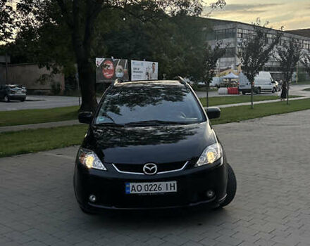 Черный Мазда 5, объемом двигателя 2 л и пробегом 221 тыс. км за 6800 $, фото 3 на Automoto.ua