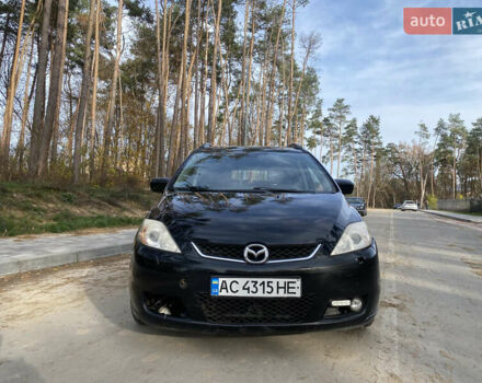 Черный Мазда 5, объемом двигателя 2 л и пробегом 200 тыс. км за 3600 $, фото 3 на Automoto.ua