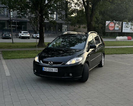 Черный Мазда 5, объемом двигателя 2 л и пробегом 221 тыс. км за 6800 $, фото 2 на Automoto.ua