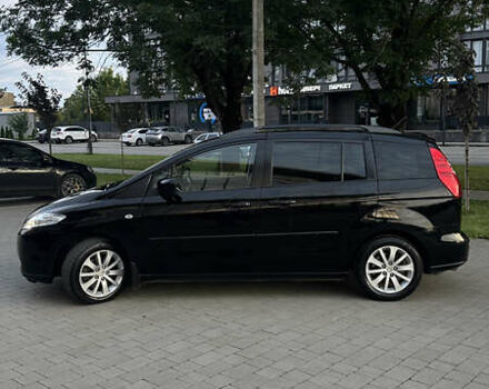 Черный Мазда 5, объемом двигателя 2 л и пробегом 221 тыс. км за 6800 $, фото 1 на Automoto.ua