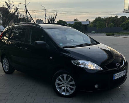 Черный Мазда 5, объемом двигателя 2 л и пробегом 221 тыс. км за 6800 $, фото 4 на Automoto.ua