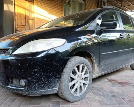 Черный Мазда 5, объемом двигателя 2 л и пробегом 170 тыс. км за 5200 $, фото 2 на Automoto.ua