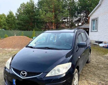 Черный Мазда 5, объемом двигателя 1.8 л и пробегом 235 тыс. км за 6000 $, фото 2 на Automoto.ua
