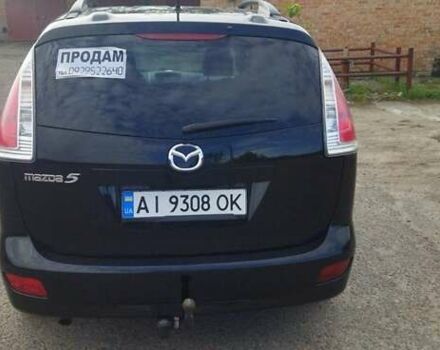 Черный Мазда 5, объемом двигателя 2 л и пробегом 300 тыс. км за 5600 $, фото 4 на Automoto.ua