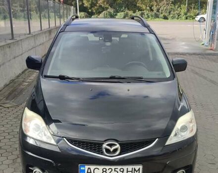 Черный Мазда 5, объемом двигателя 2 л и пробегом 244 тыс. км за 6700 $, фото 4 на Automoto.ua