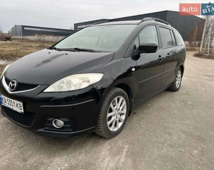 Черный Мазда 5, объемом двигателя 2 л и пробегом 236 тыс. км за 5800 $, фото 1 на Automoto.ua
