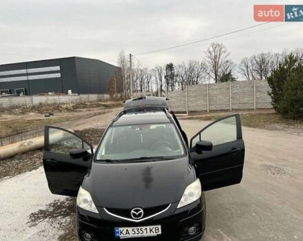 Черный Мазда 5, объемом двигателя 2 л и пробегом 236 тыс. км за 5800 $, фото 2 на Automoto.ua